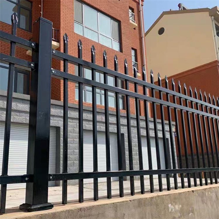 武汉围墙锌钢护栏 静电喷涂锌钢护栏