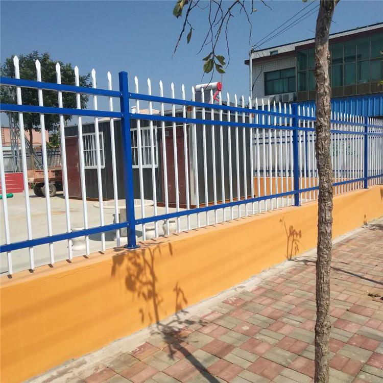 学校锌钢护栏网 围墙防护栏杆